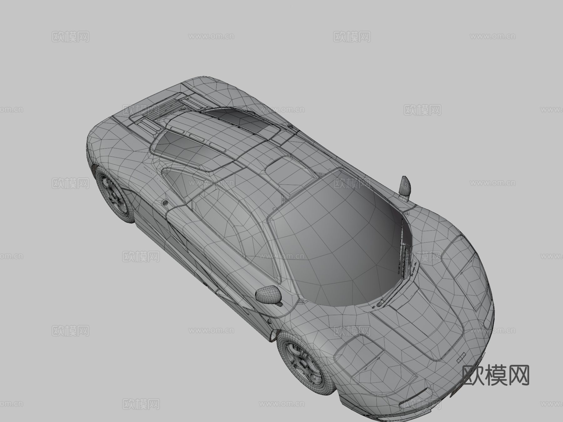 麦克拉伦F1 1993极品飞车2版作者Alex.Ka3d模型下载（渲染图3）