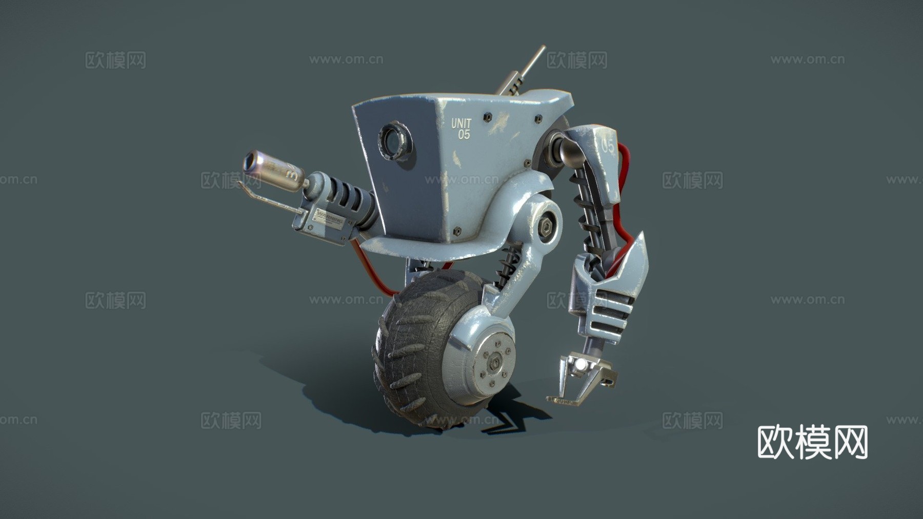 号单元3d模型下载（渲染图1）