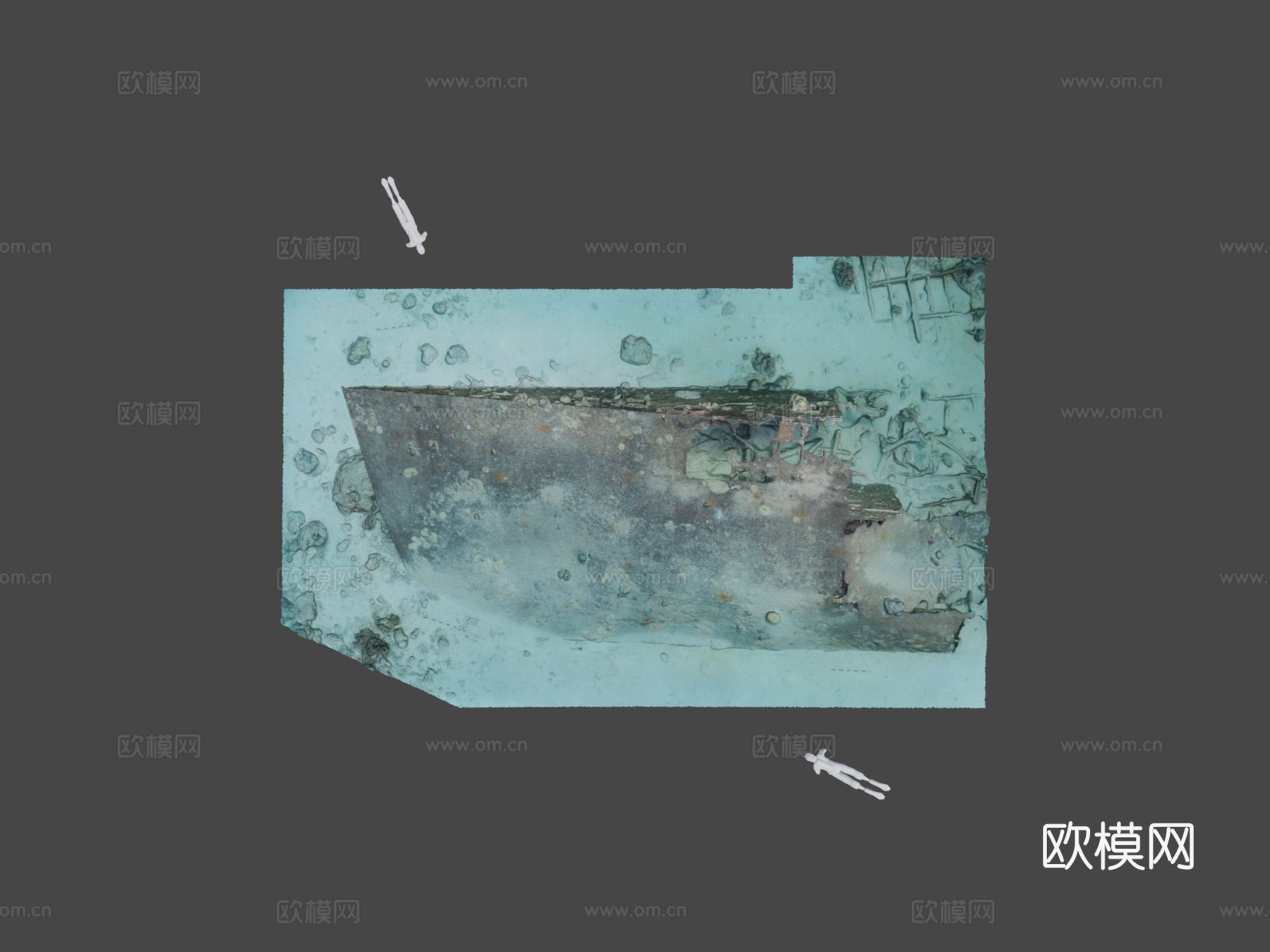 日本猎潜艇（船首）（东卡罗来纳大学海事研究（J.麦金农））3d模型下载（渲染图7）