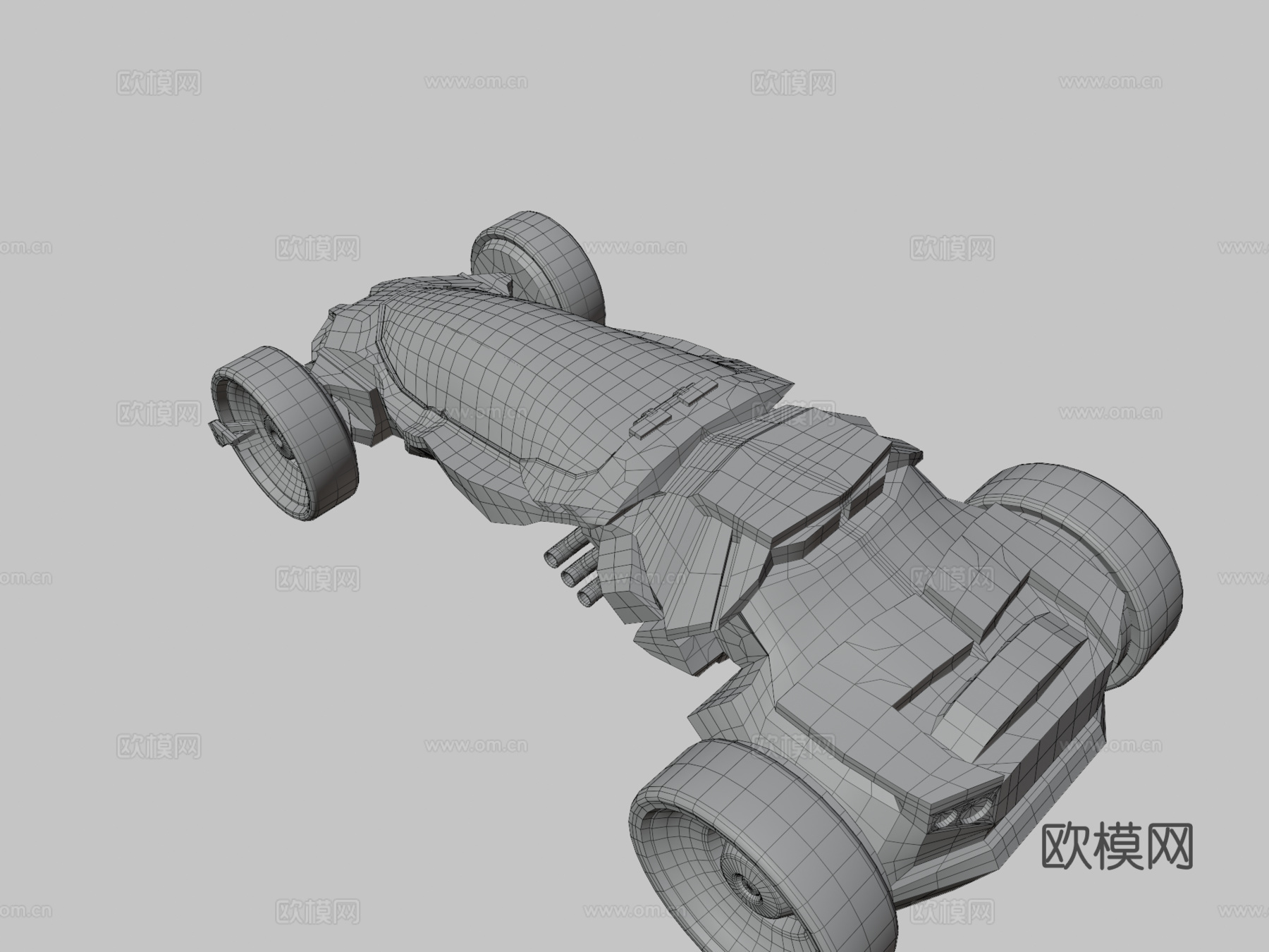 =比赛后=沃尔塔WTCC 2070赛车3d模型下载（渲染图3）