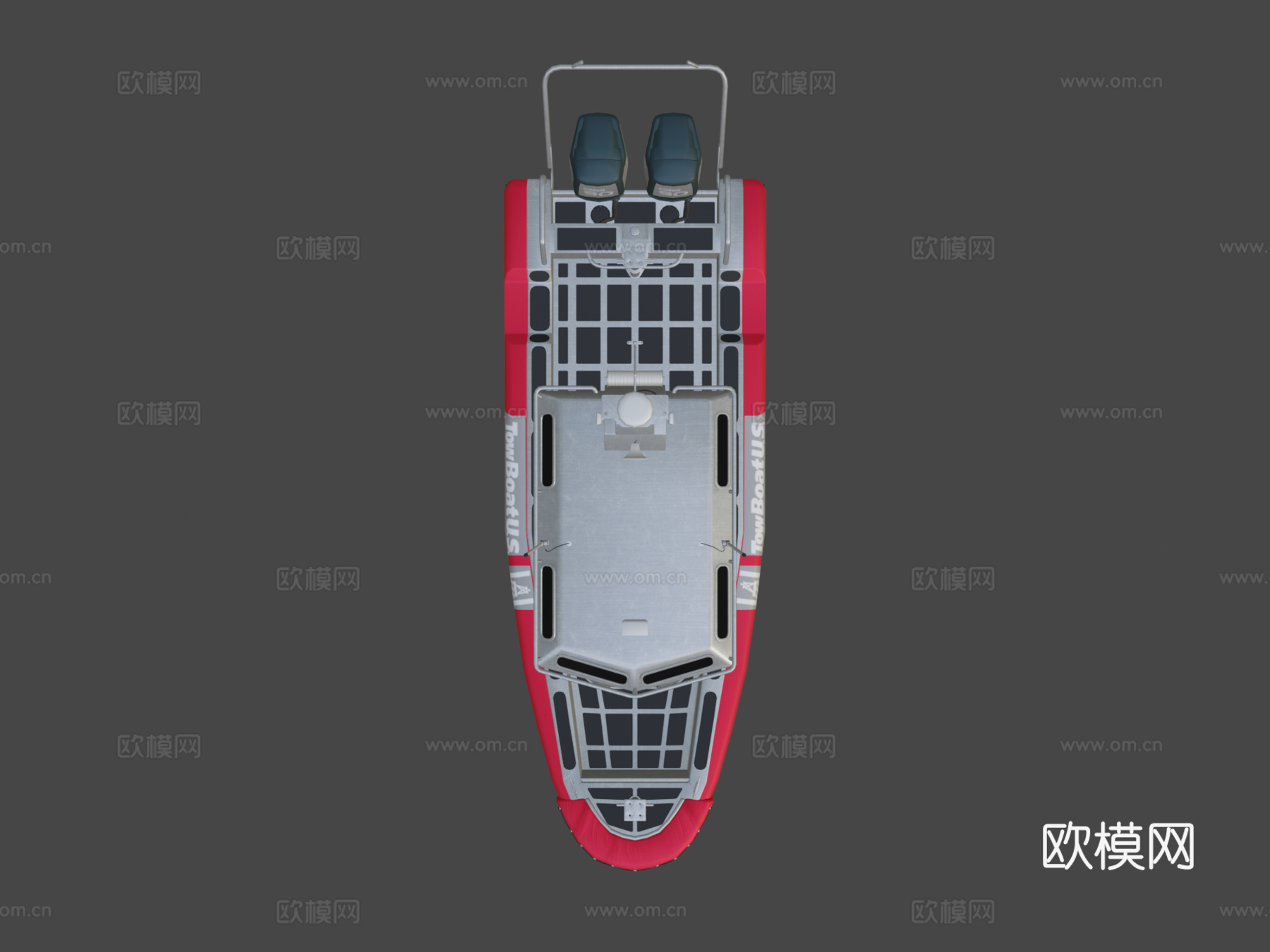 拖船3d模型下载（渲染图7）