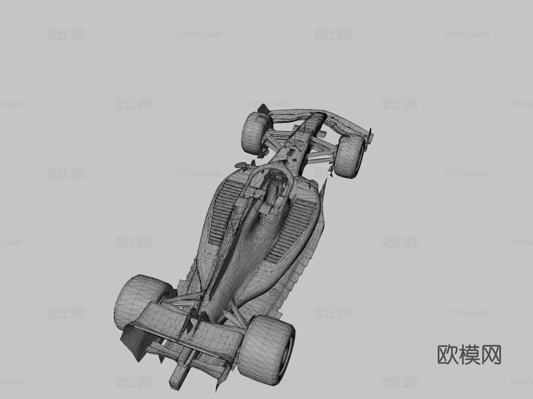 一级方程式2022阿尔法罗密欧奥伦C42赛车3d模型下载（渲染图3）