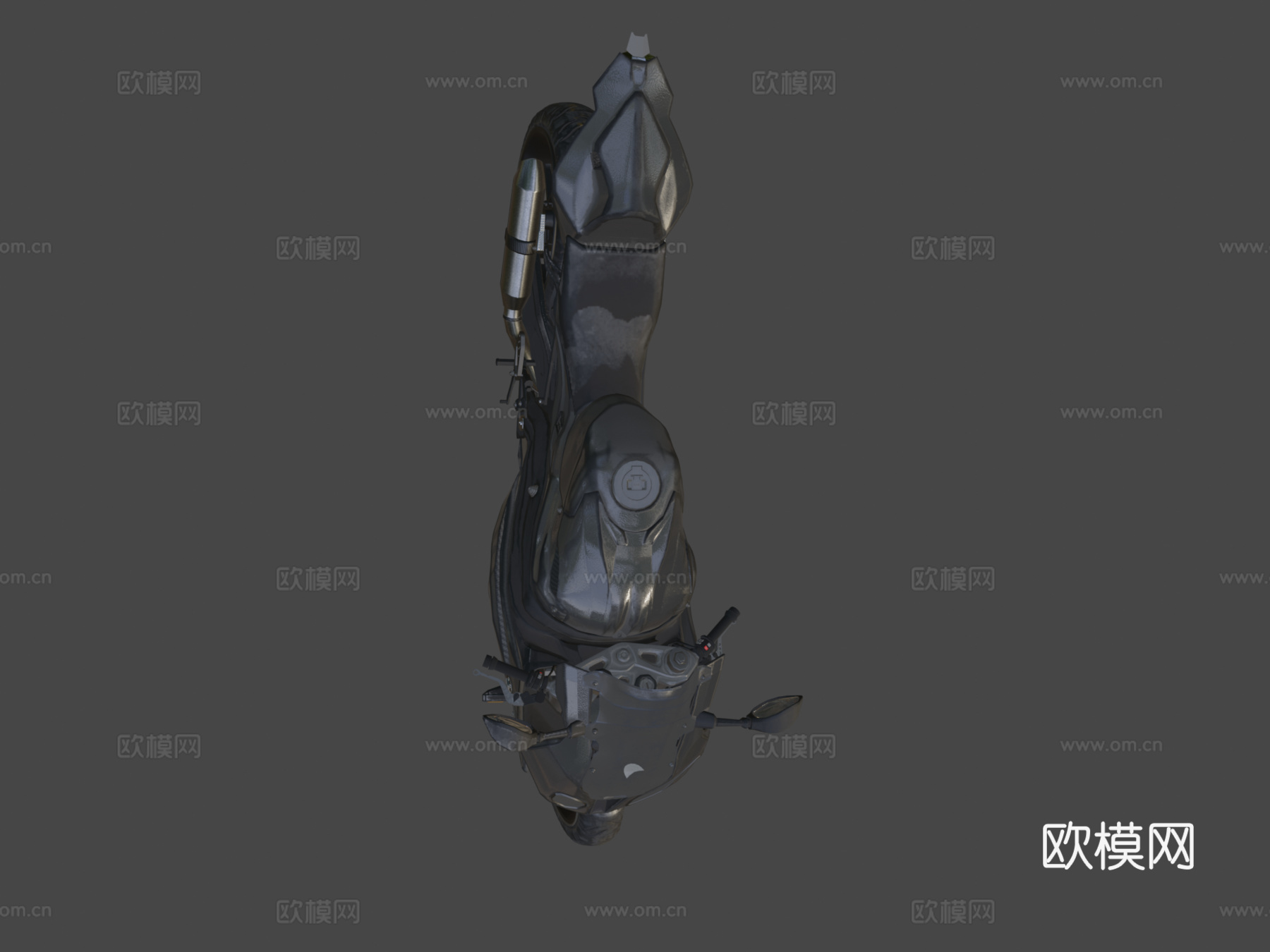 宝马S1000 RR摩托车3d模型下载（渲染图7）