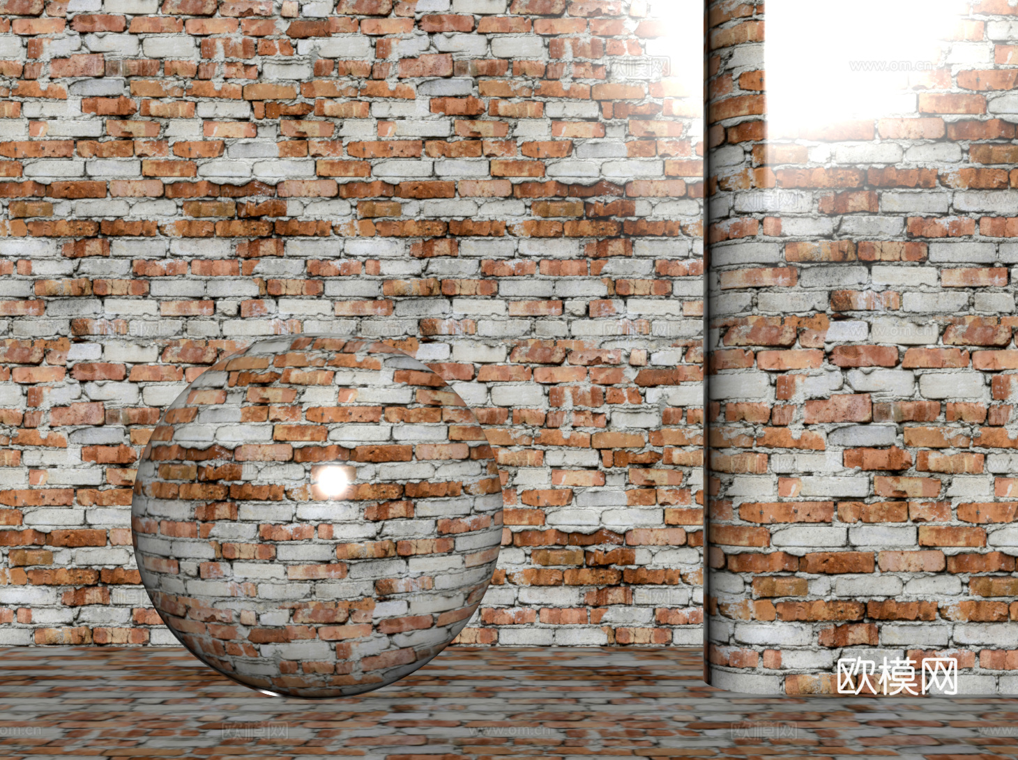 现代砖墙 红砖墙 仿古砖墙 文化砖墙 工业砖墙su模型