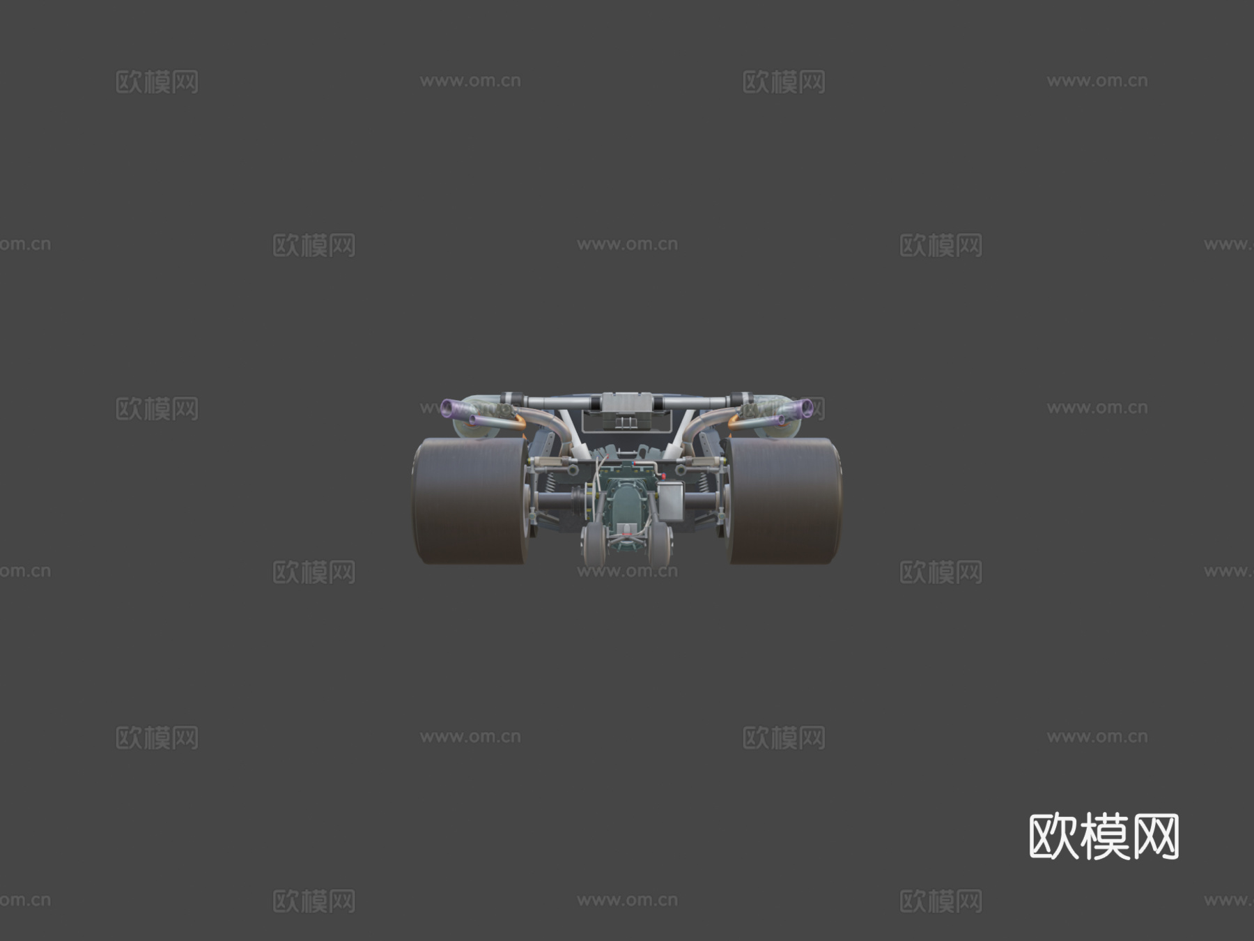 小丑的汽车3d模型下载（渲染图5）