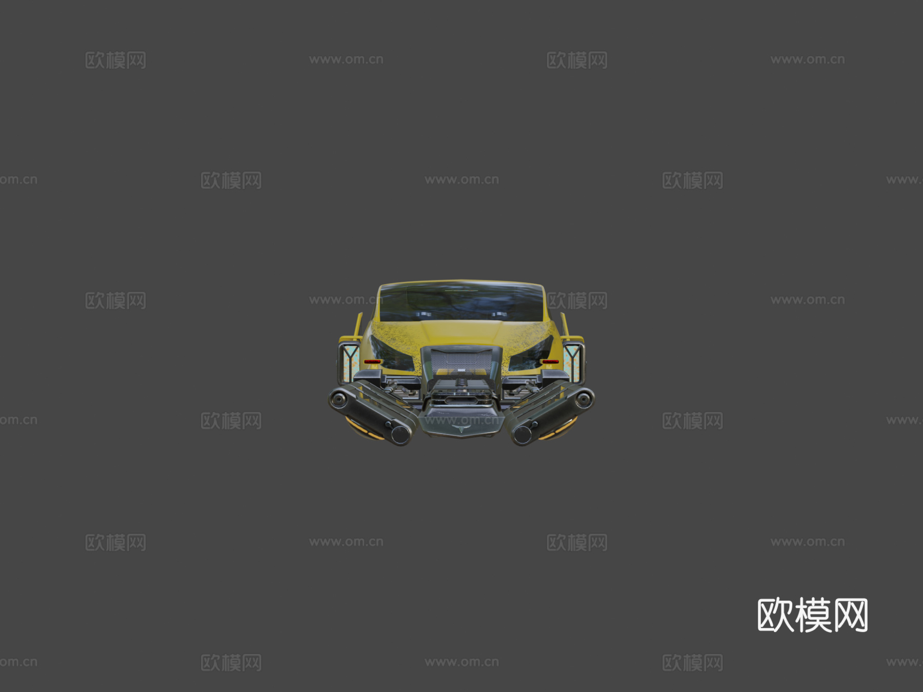 赛博车辆3d模型下载（渲染图5）