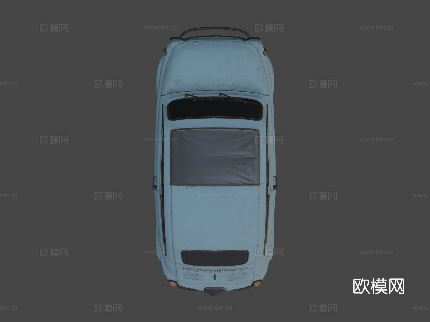 菲亚特5003d模型下载（渲染图7）