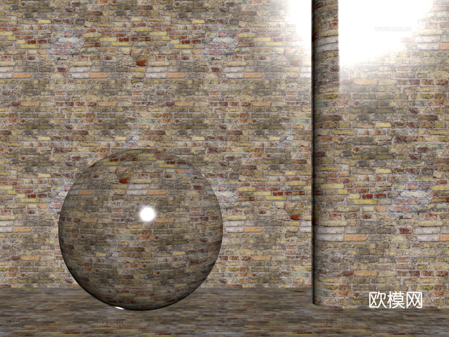 现代砖墙 红砖墙 仿古砖墙 文化砖墙 工业砖墙su模型