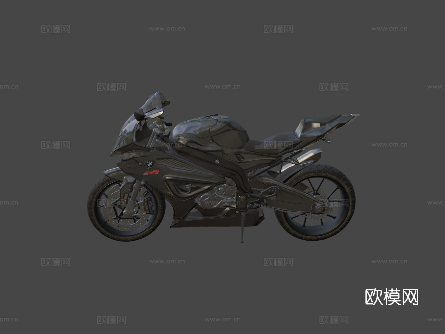 宝马S1000 RR摩托车3d模型下载（渲染图8）