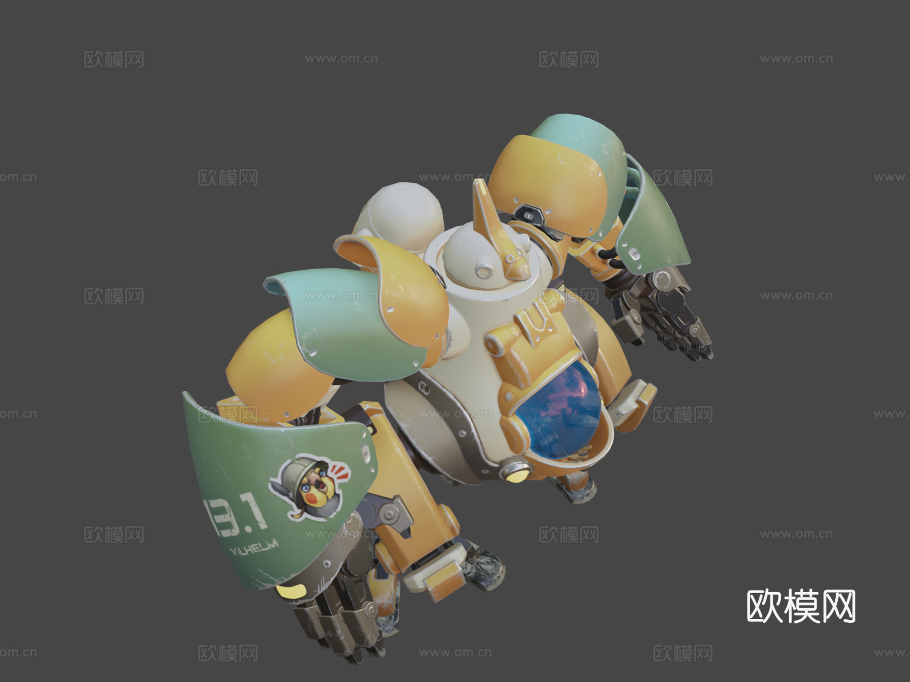 维尔赫姆13号[低分辨率纹理]3d模型下载（渲染图7）