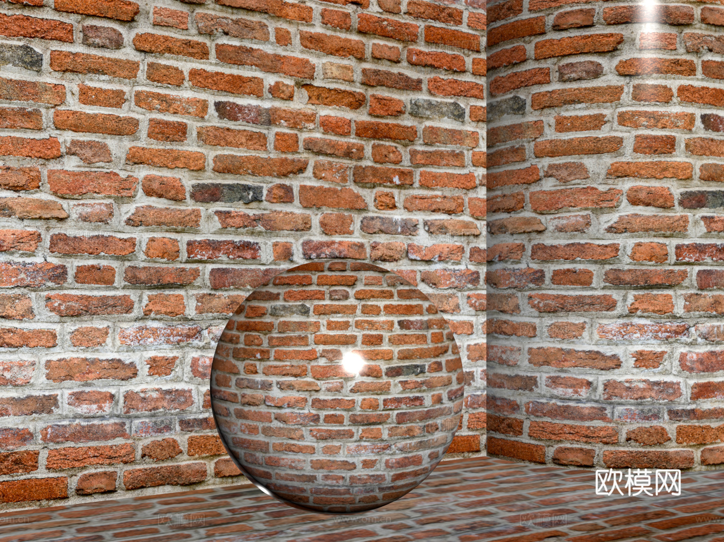 现代砖墙 红砖墙 仿古砖墙 文化砖墙 工业砖墙su模型