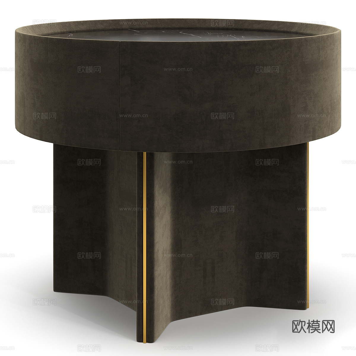 现代简约床头柜 床头柜 简约床头柜 矮柜 装饰柜3d模型