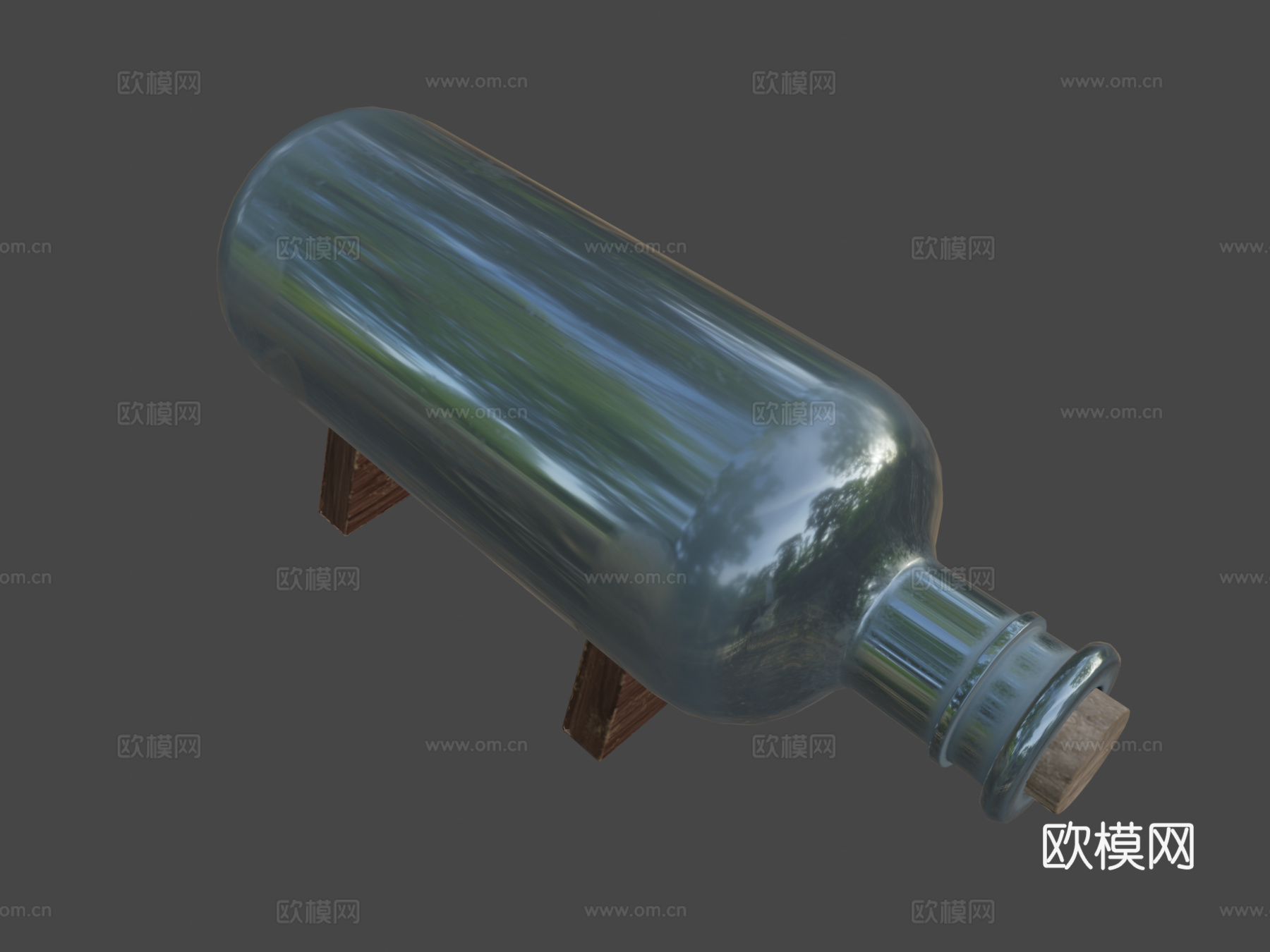 瓶中船3d模型下载（渲染图8）