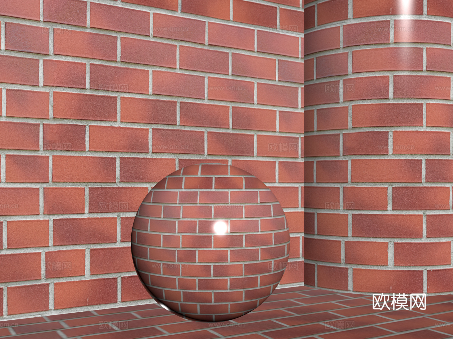 现代砖墙 红砖墙 仿古砖墙 文化砖墙 工业砖墙su模型