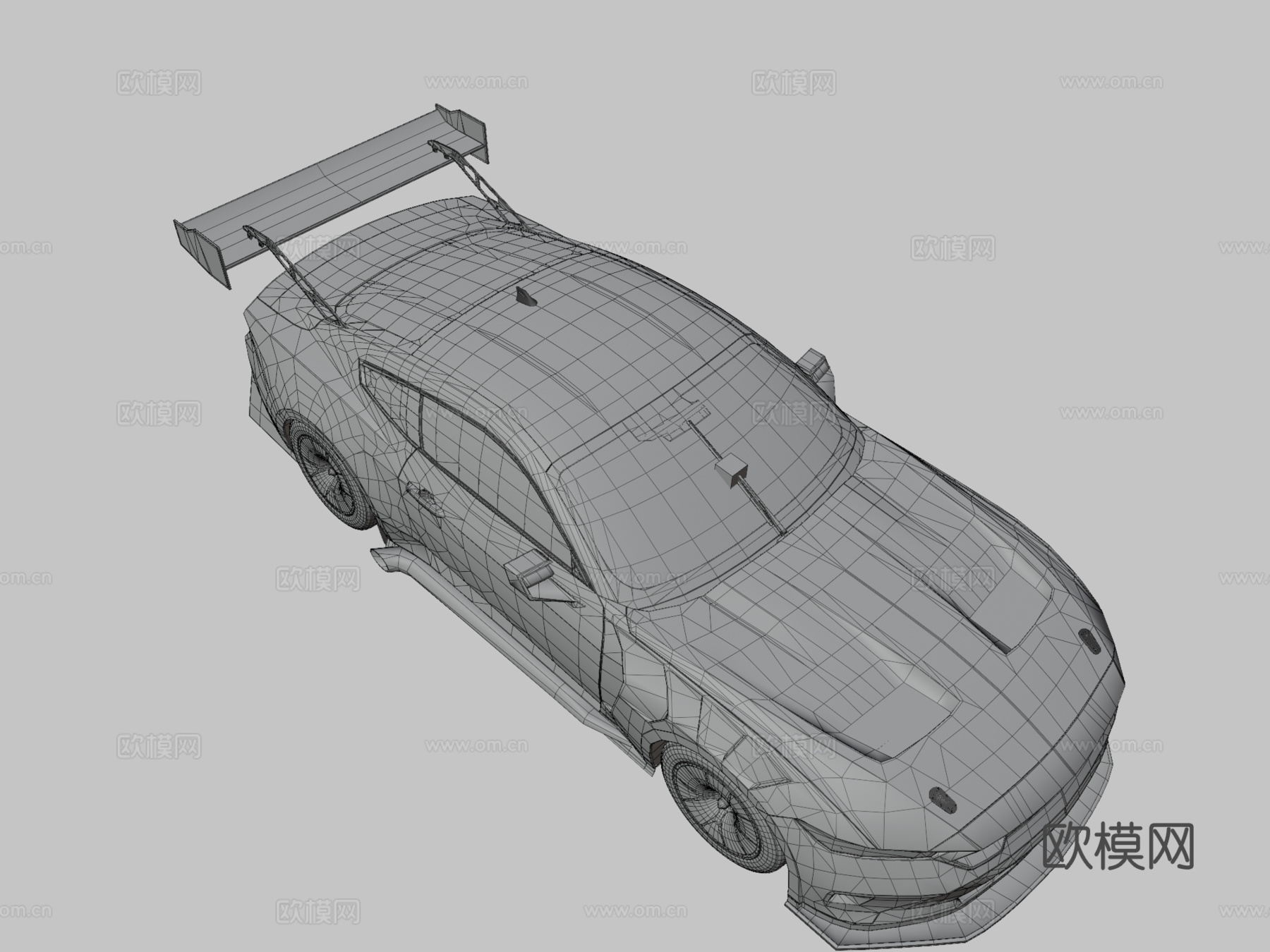 福特野马GT3（凯文（ケビン））3d模型下载（渲染图3）