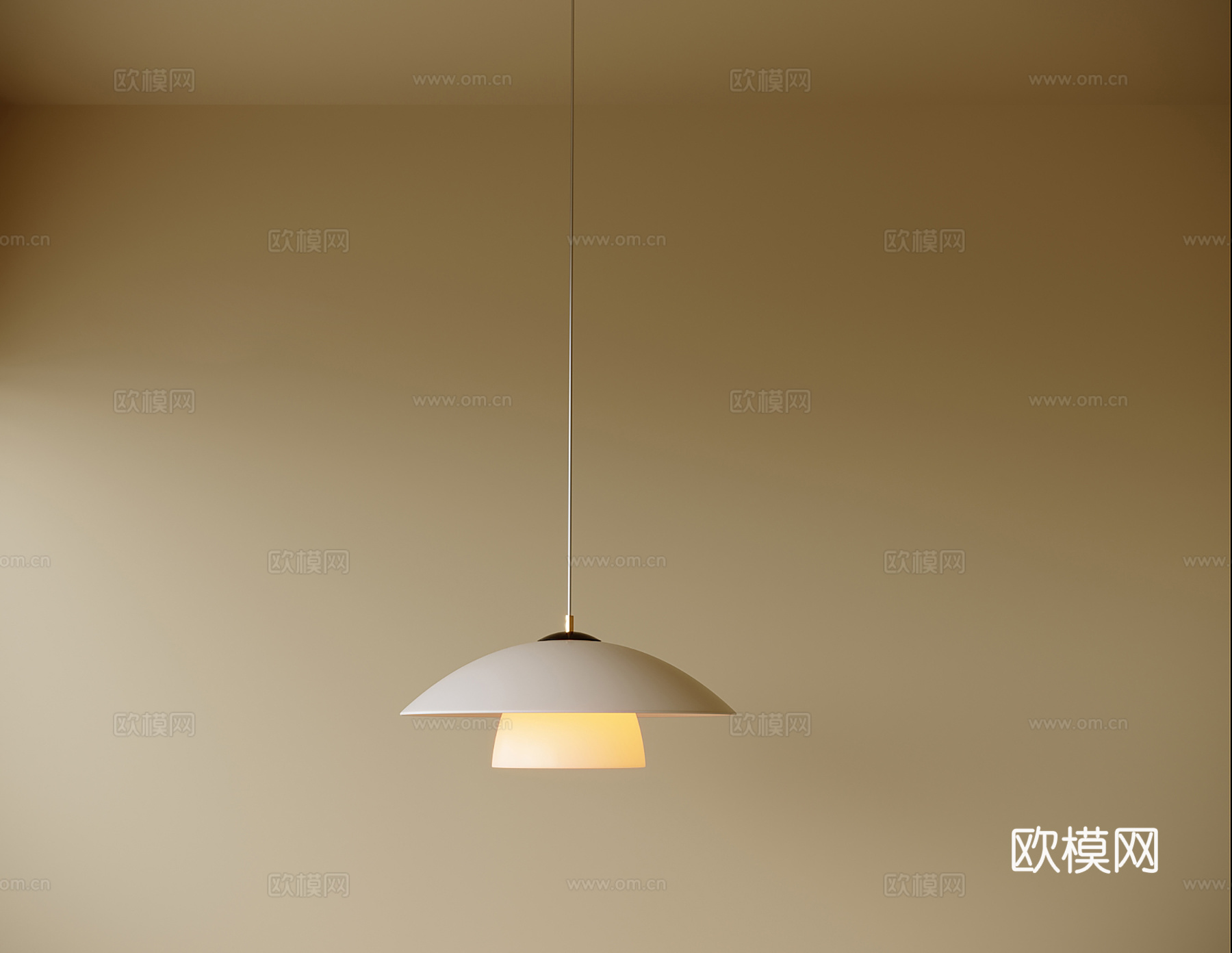 现代吊灯su模型