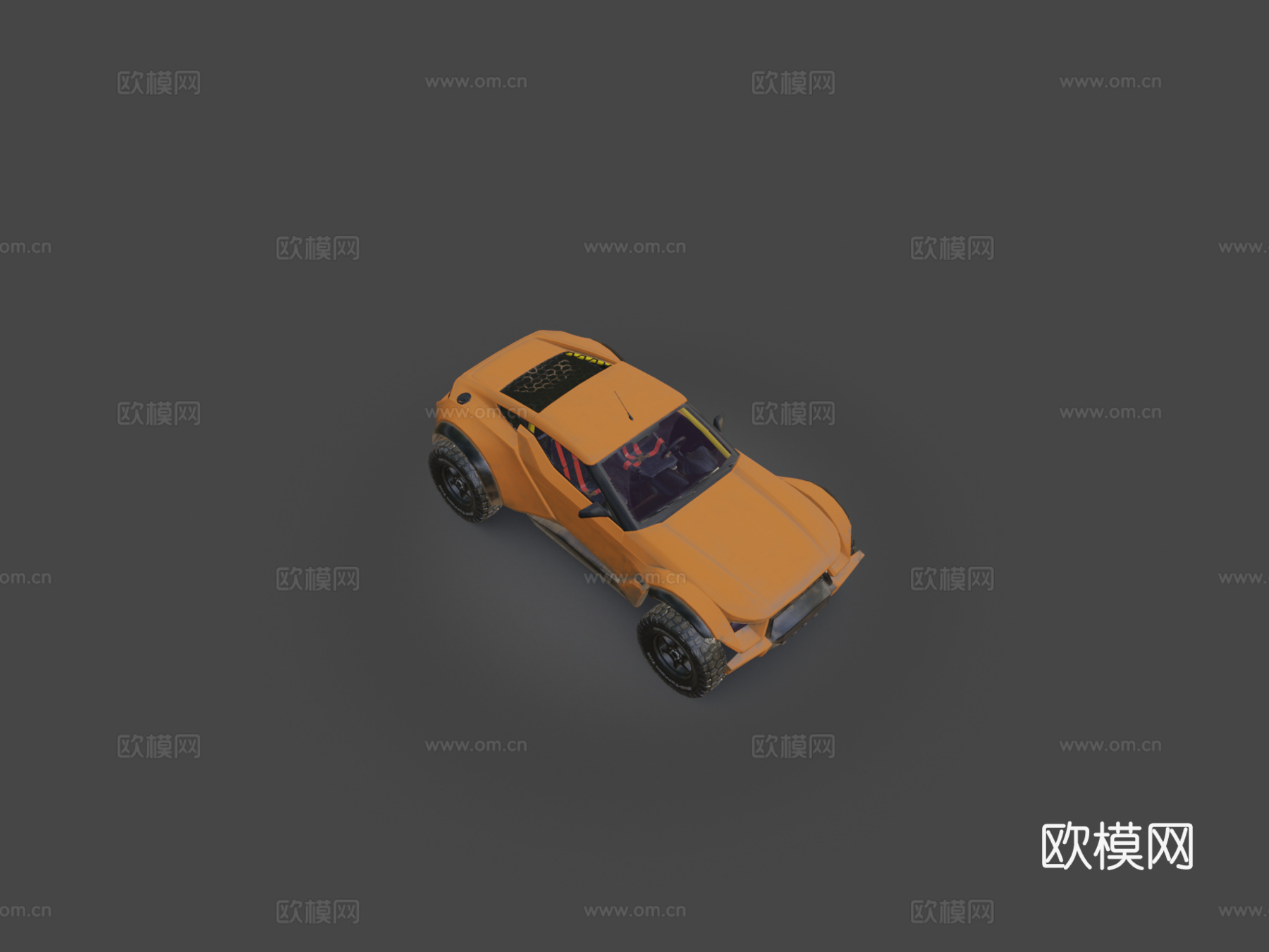 扎鲁克沙地赛车3d模型下载（渲染图8）