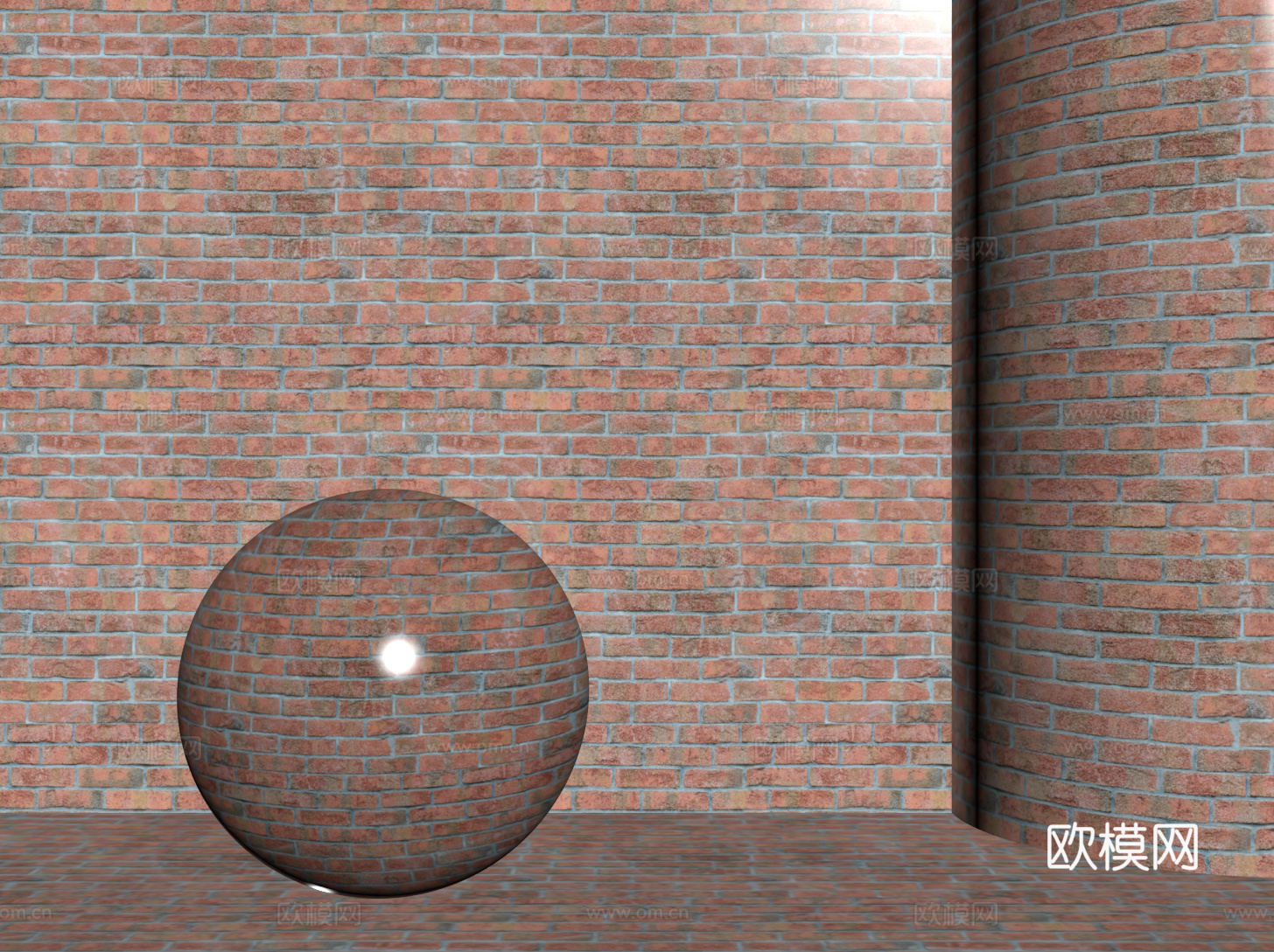 现代砖墙 红砖墙 仿古砖墙 文化砖墙 工业砖墙su模型