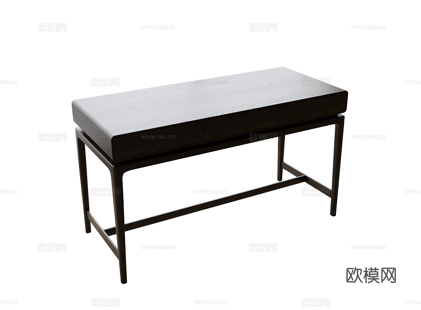 现代书桌su模型