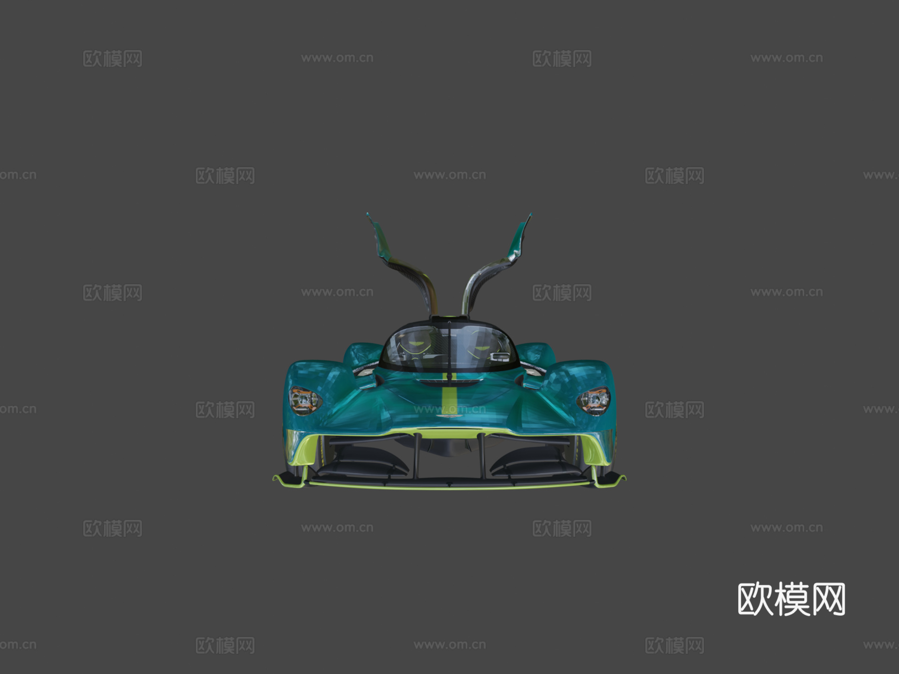 阿斯顿·马丁瓦尔基里3d模型下载（渲染图5）