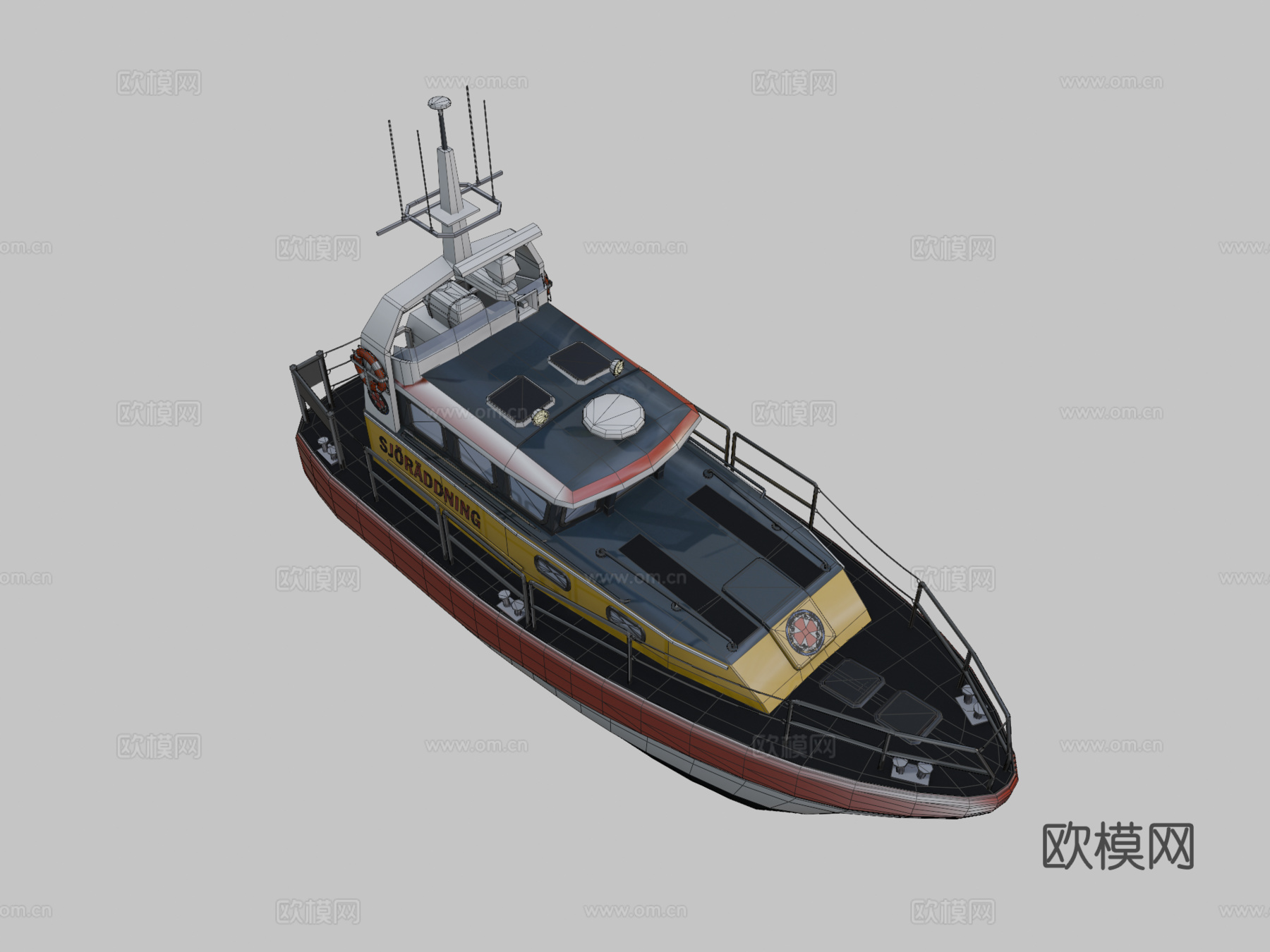 海上救援队3d模型下载（渲染图2）