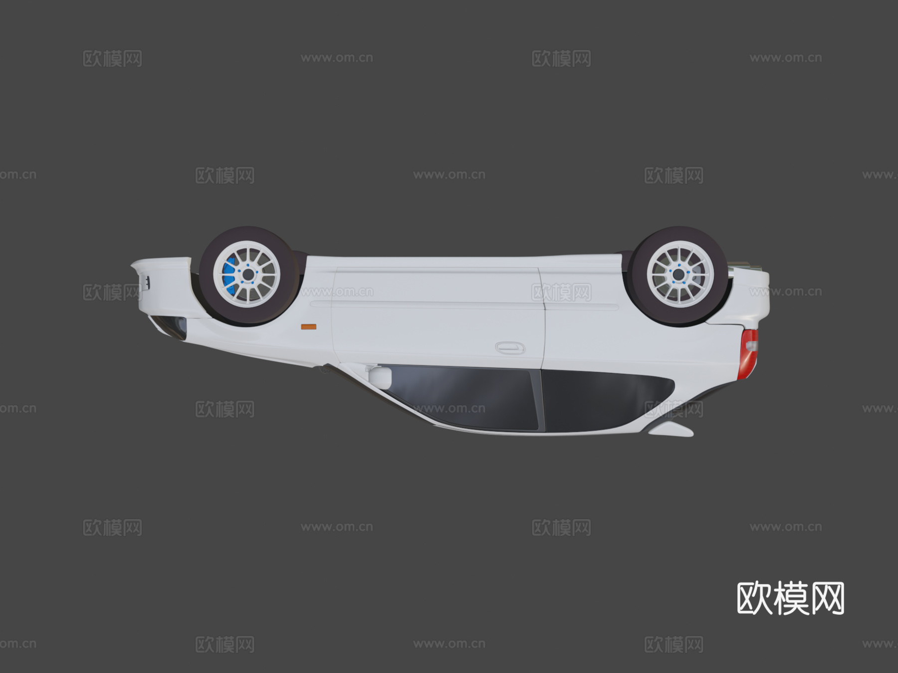 本田思域TYPE-R EK93d模型下载（渲染图6）