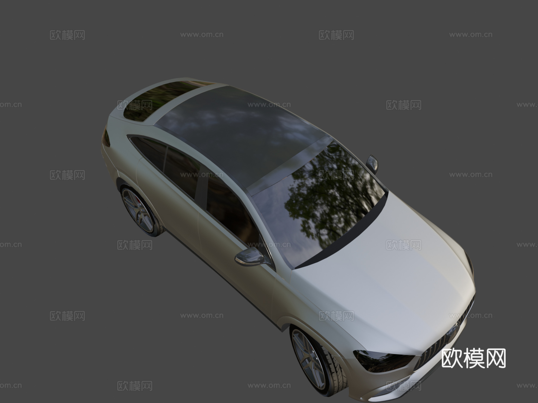 梅赛德斯-奔驰GLE-25美元3d模型下载（渲染图8）