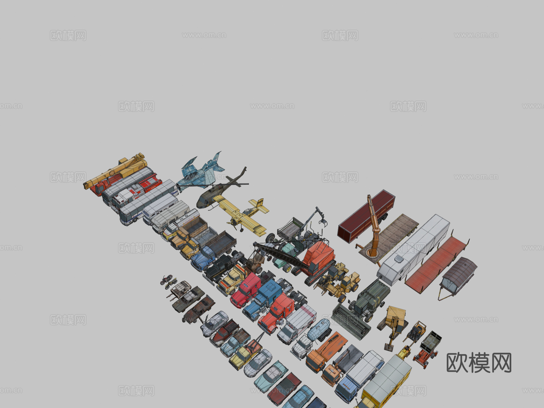 车辆包3d模型下载（渲染图2）