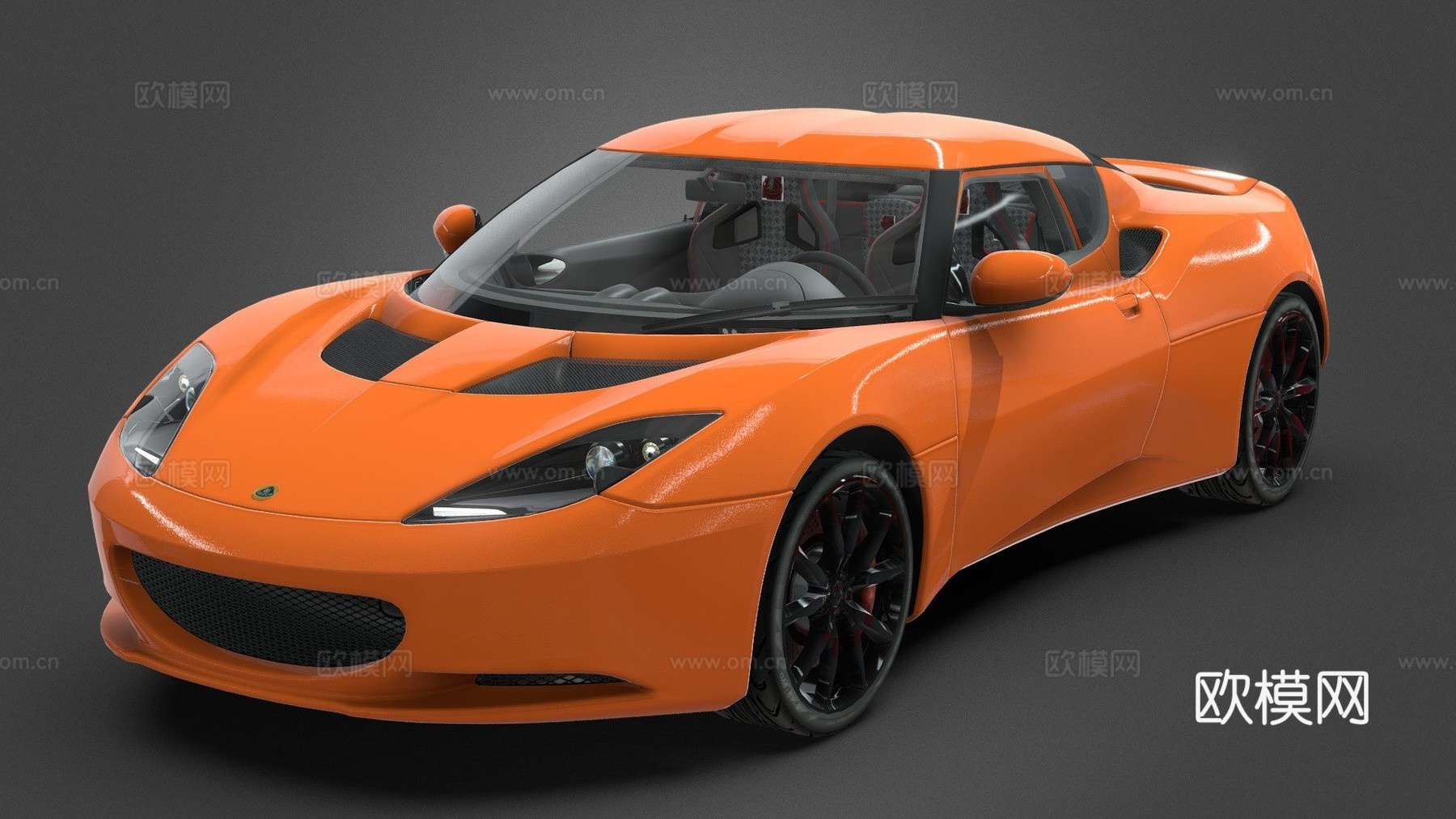 AC-莲花Evora S型3d模型下载（渲染图1）