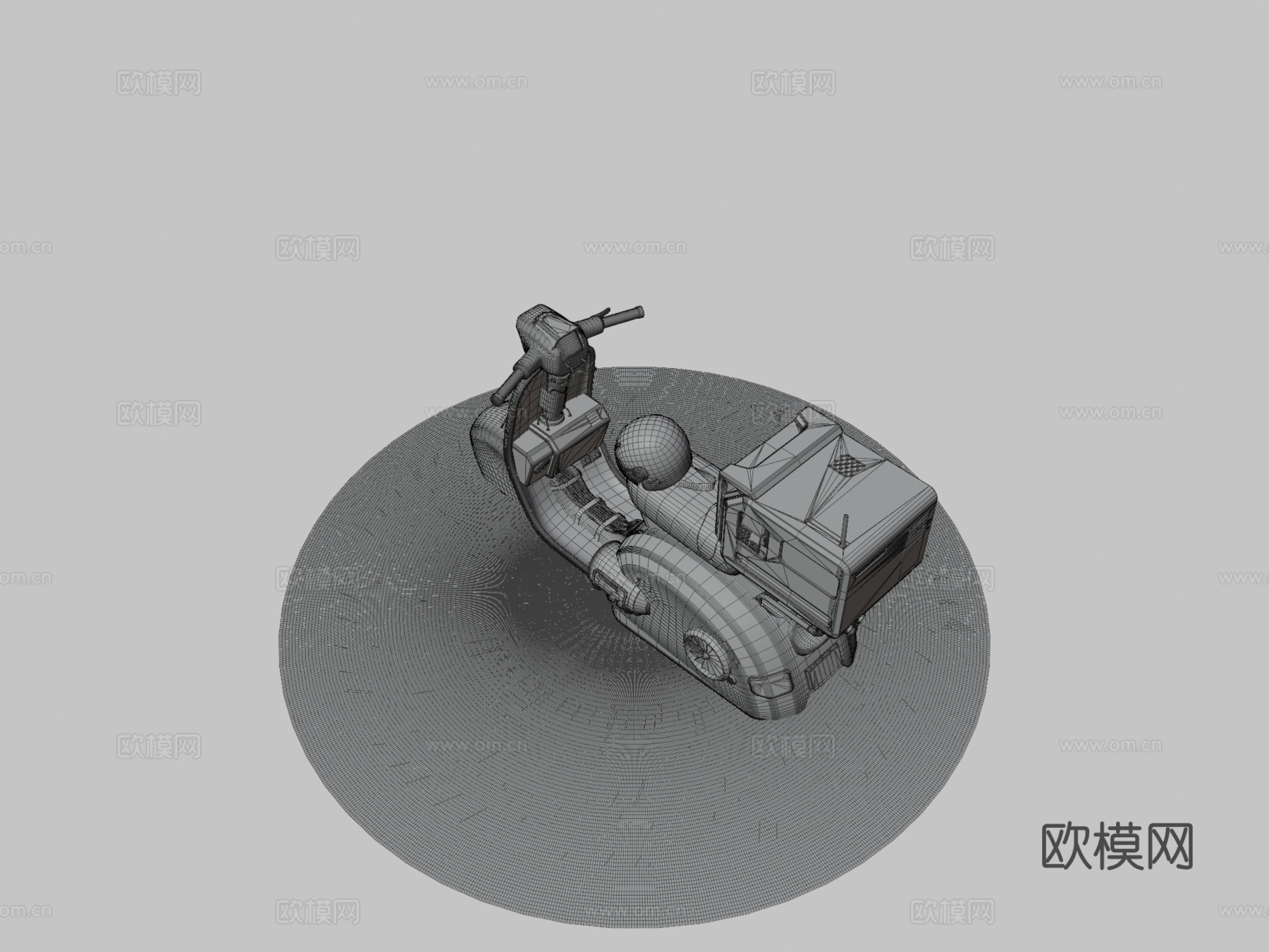 贴纸炸弹3d模型下载（渲染图3）