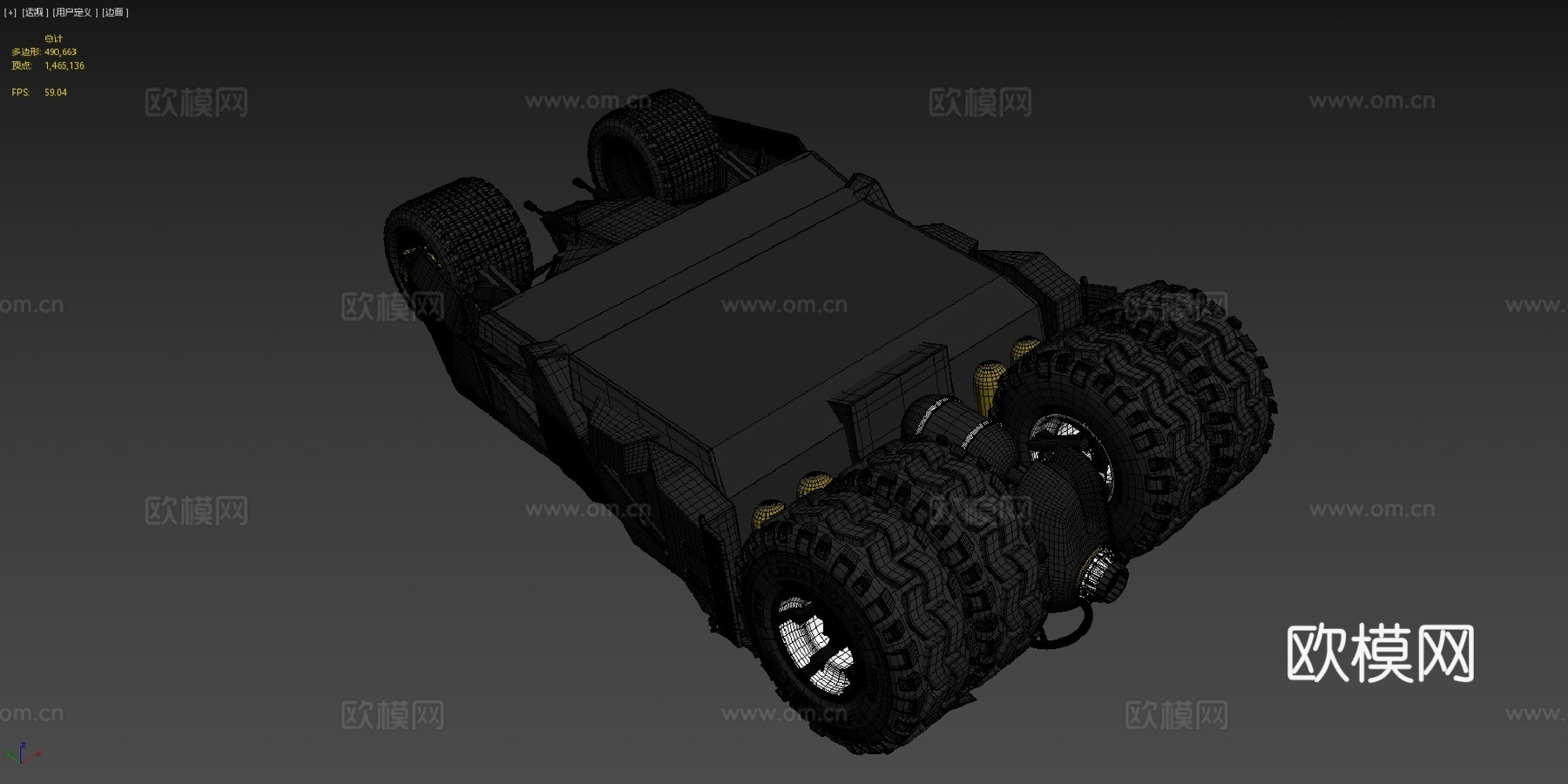 蝙蝠车20053d模型下载（渲染图4）