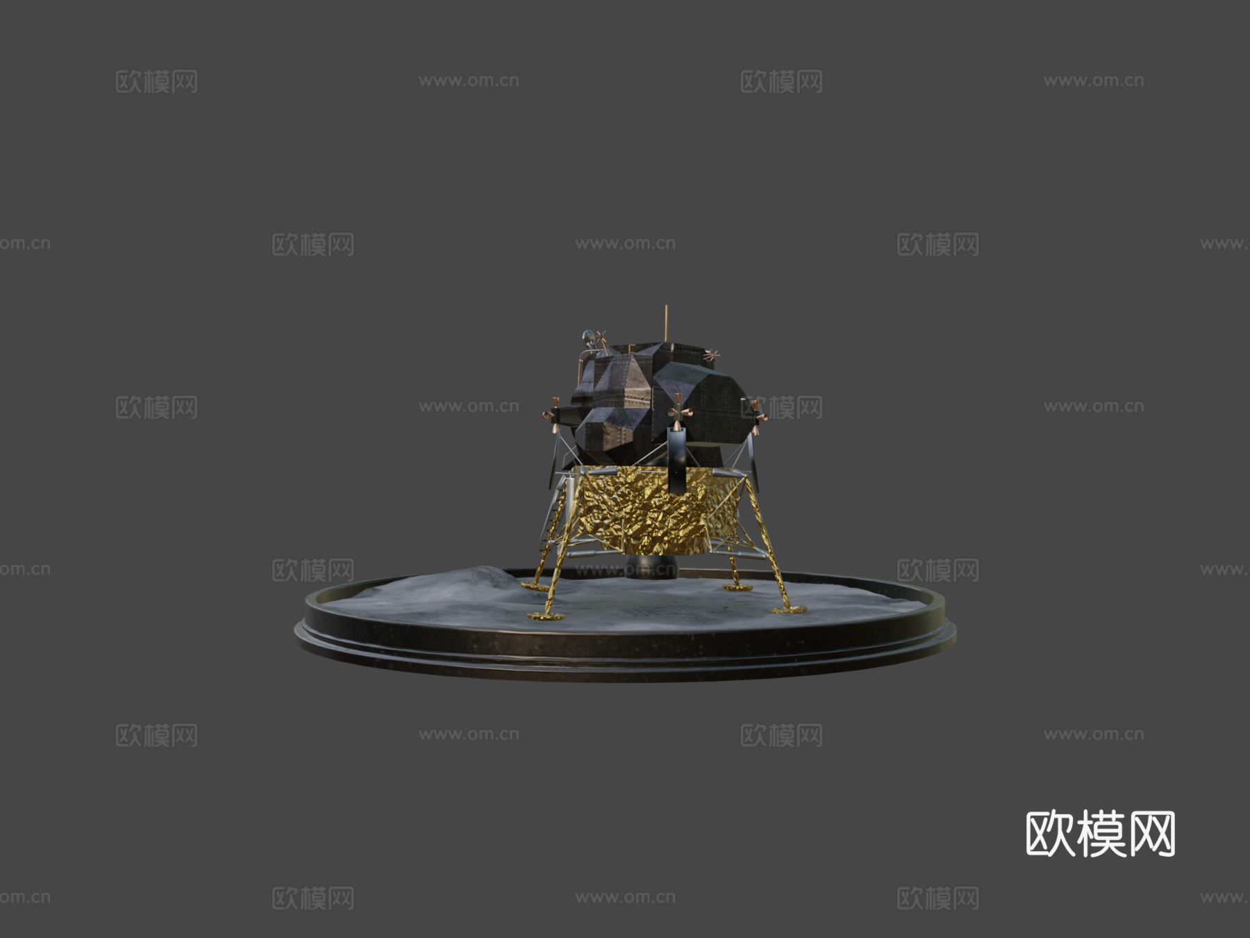 登月舱-LEM-阿波罗计划3d模型下载（渲染图5）
