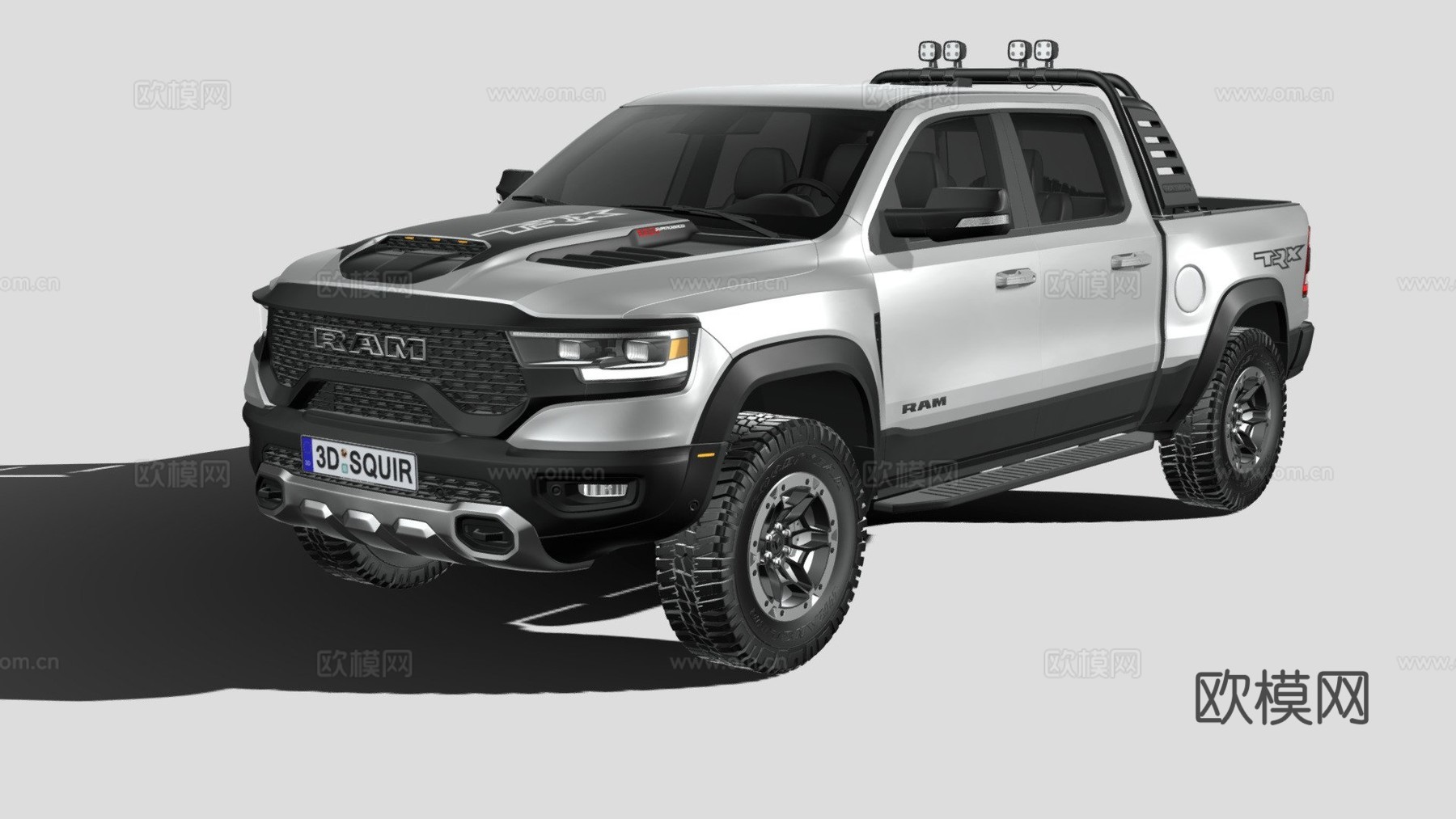 Ram 1500 TRX 20213d模型下载（渲染图1）