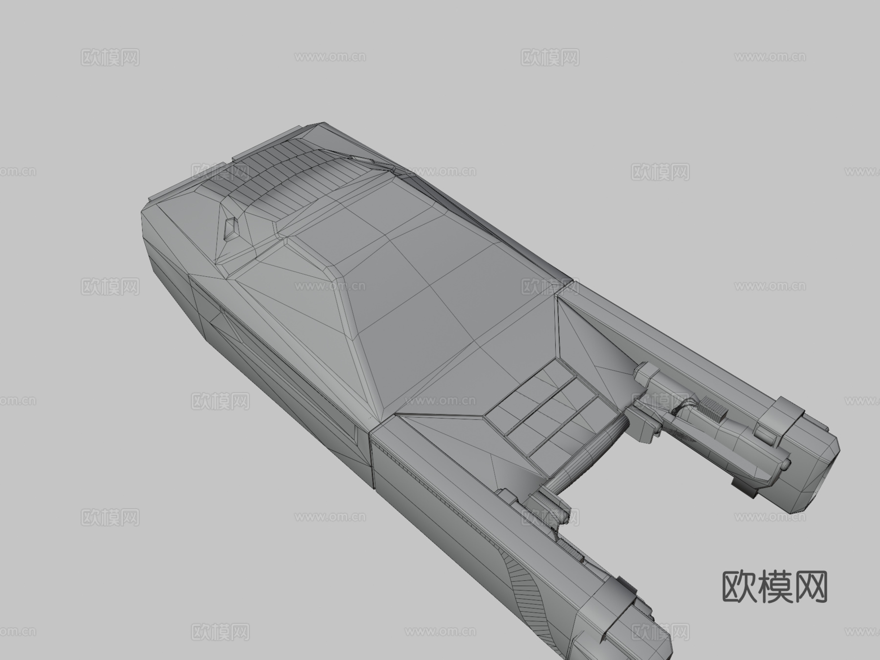 银翼杀手汽车3d模型下载（渲染图3）
