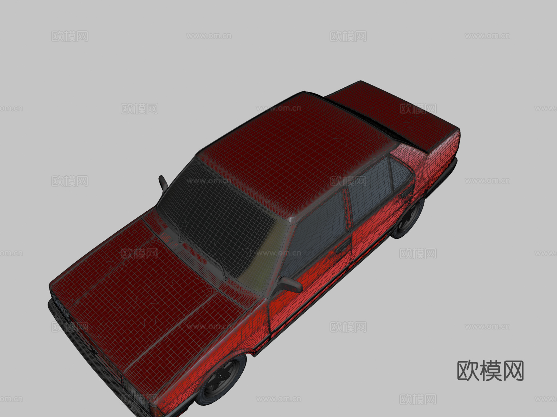 菲亚特-托法什轿车3d模型下载（渲染图2）