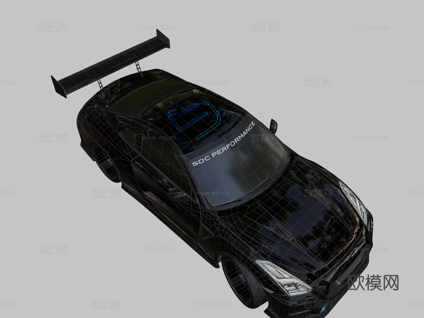 调校日产GT-R SDC3d模型下载（渲染图2）