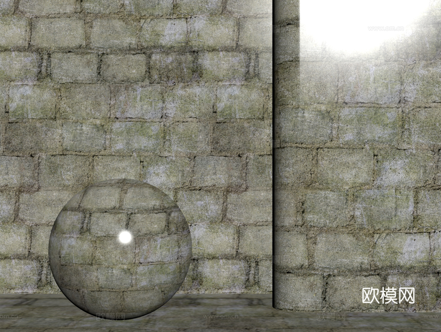 现代砖墙 青石砖墙 脏旧砖墙 仿古砖墙 工业砖墙su模型