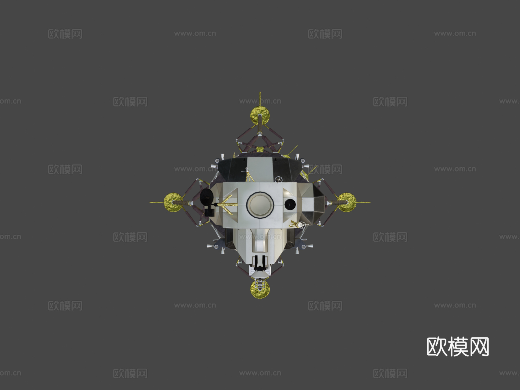 阿波罗11号-登月舱19693d模型下载（渲染图5）