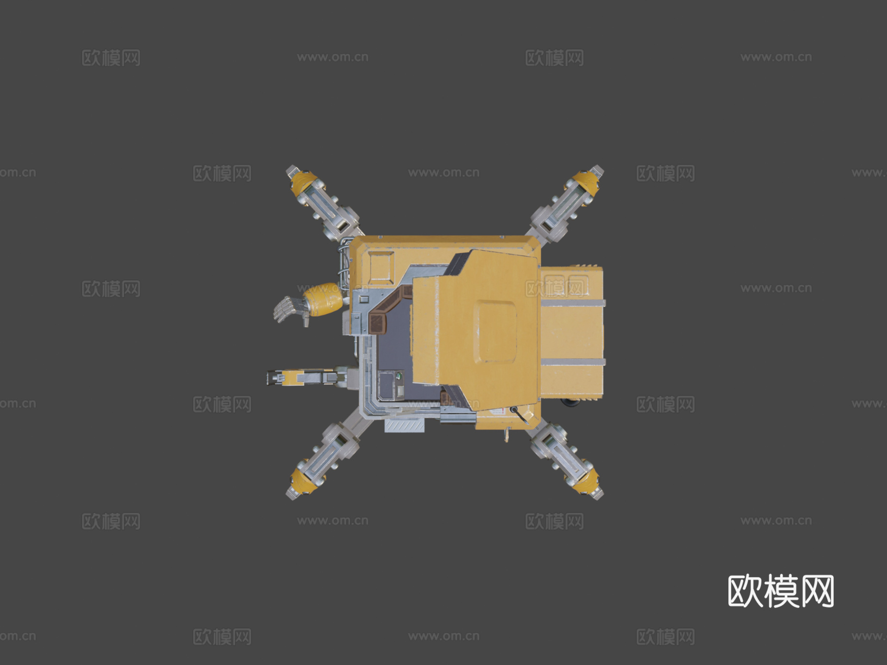 B0X机器人3d模型下载（渲染图5）