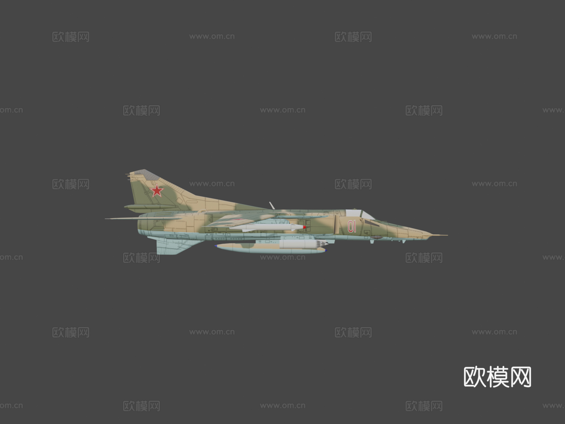 米格273d模型下载（渲染图5）