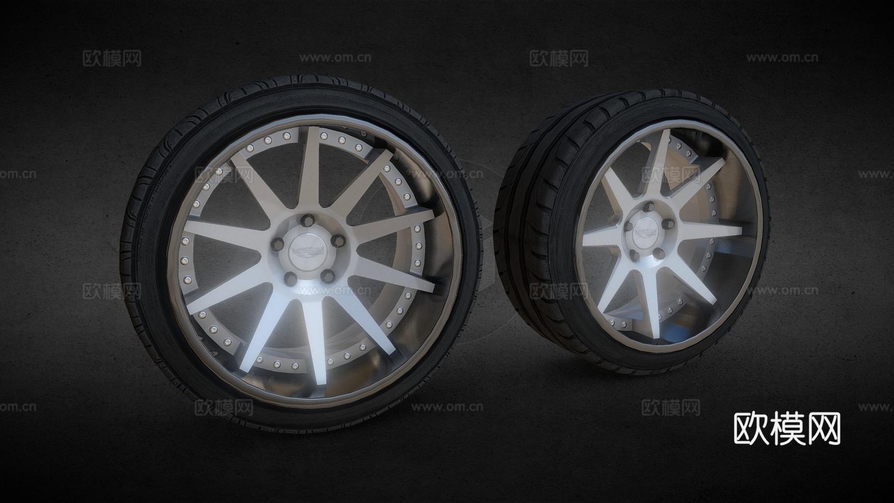 MadBul车轮3d模型下载（渲染图1）