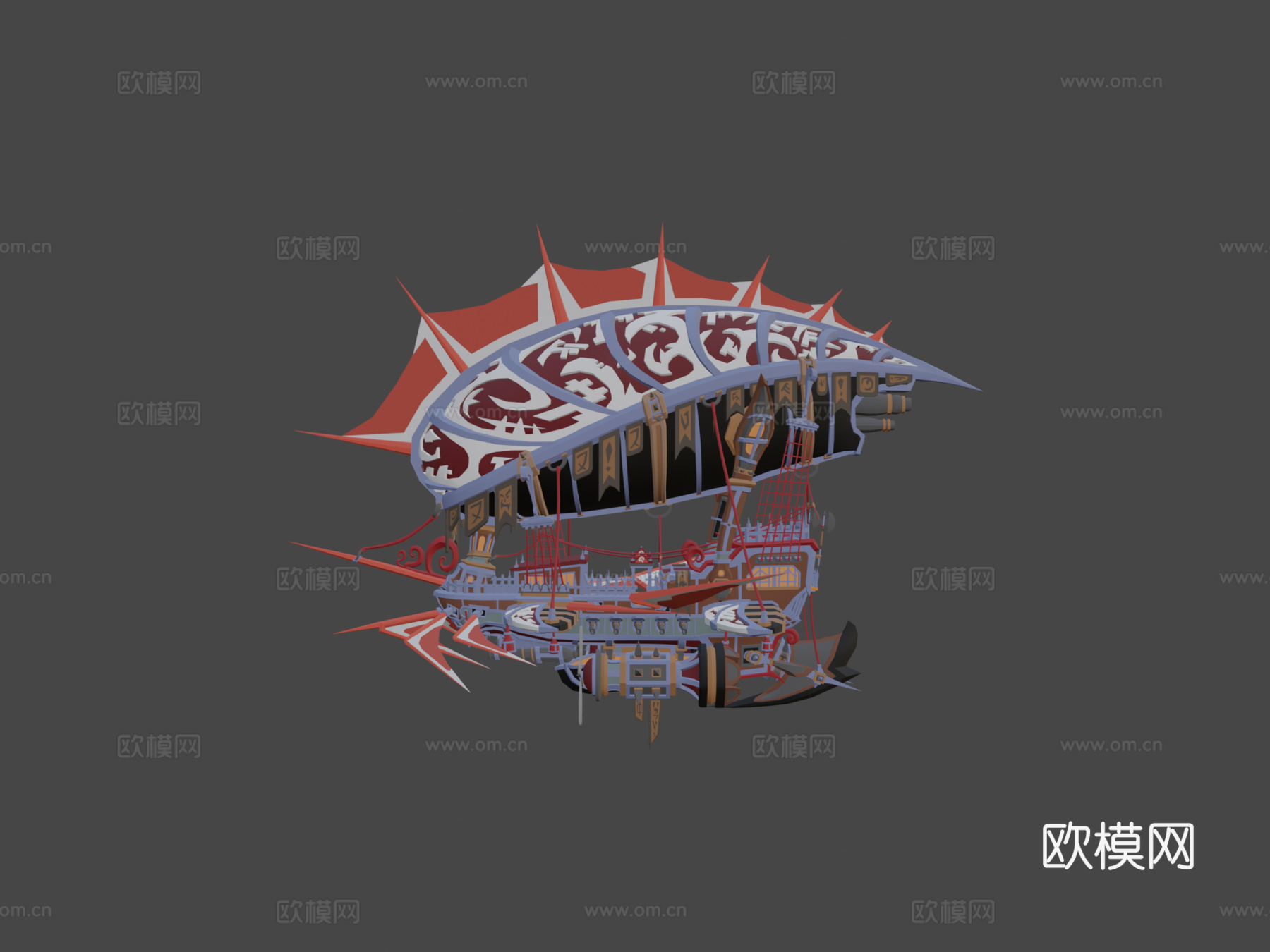 旅行者号3d模型下载（渲染图6）