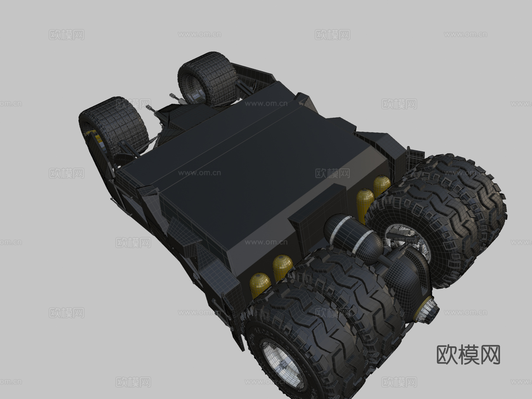 蝙蝠车20053d模型下载（渲染图2）