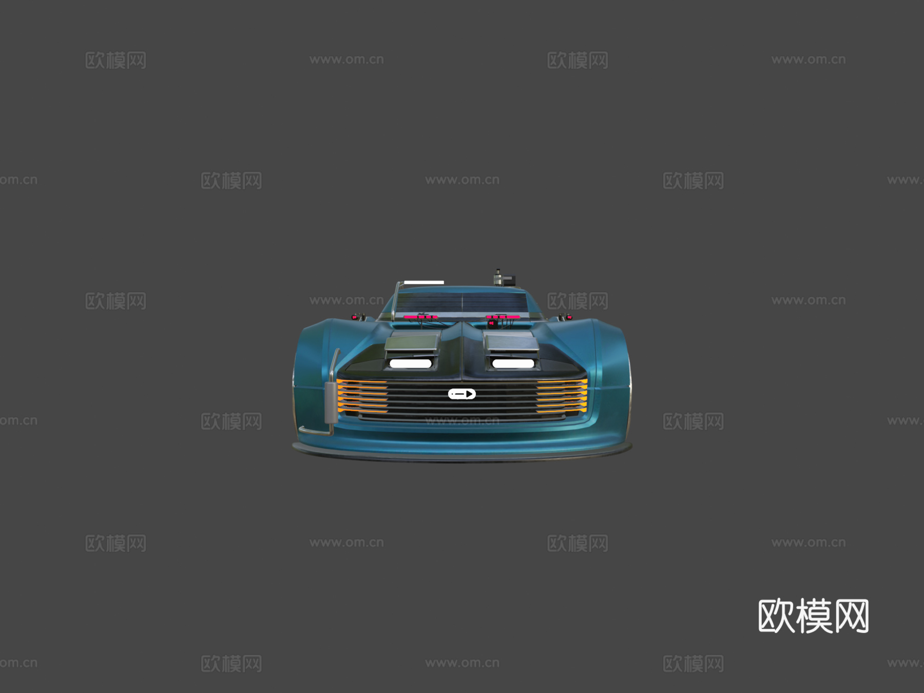 RAY - 复古未来网络汽车3d模型下载（渲染图5）