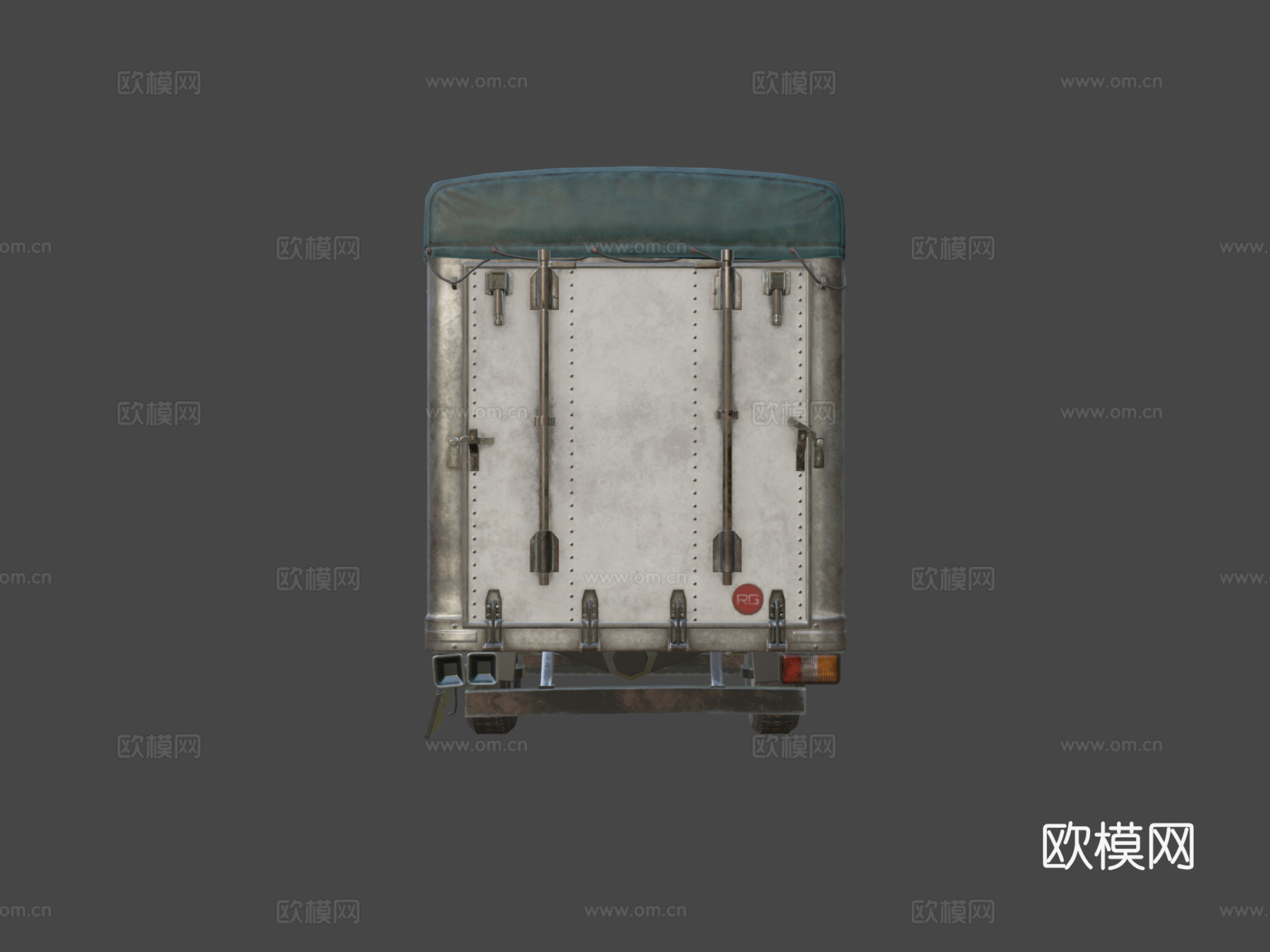 日产柴油3d模型下载（渲染图6）