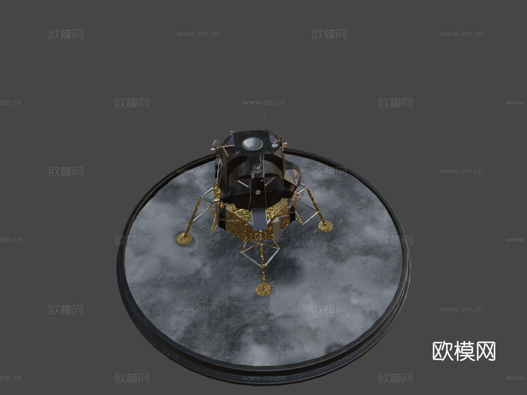 登月舱-LEM-阿波罗计划3d模型下载（渲染图8）