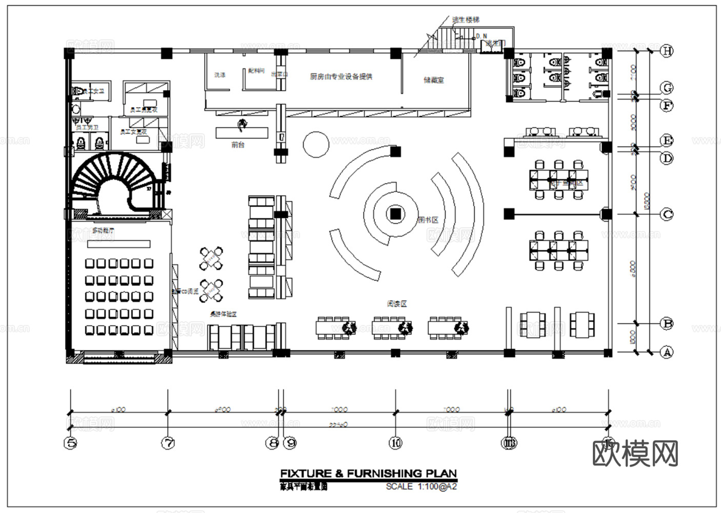 45展示展厅CAD平面设计方案最新整理合集cad施工图