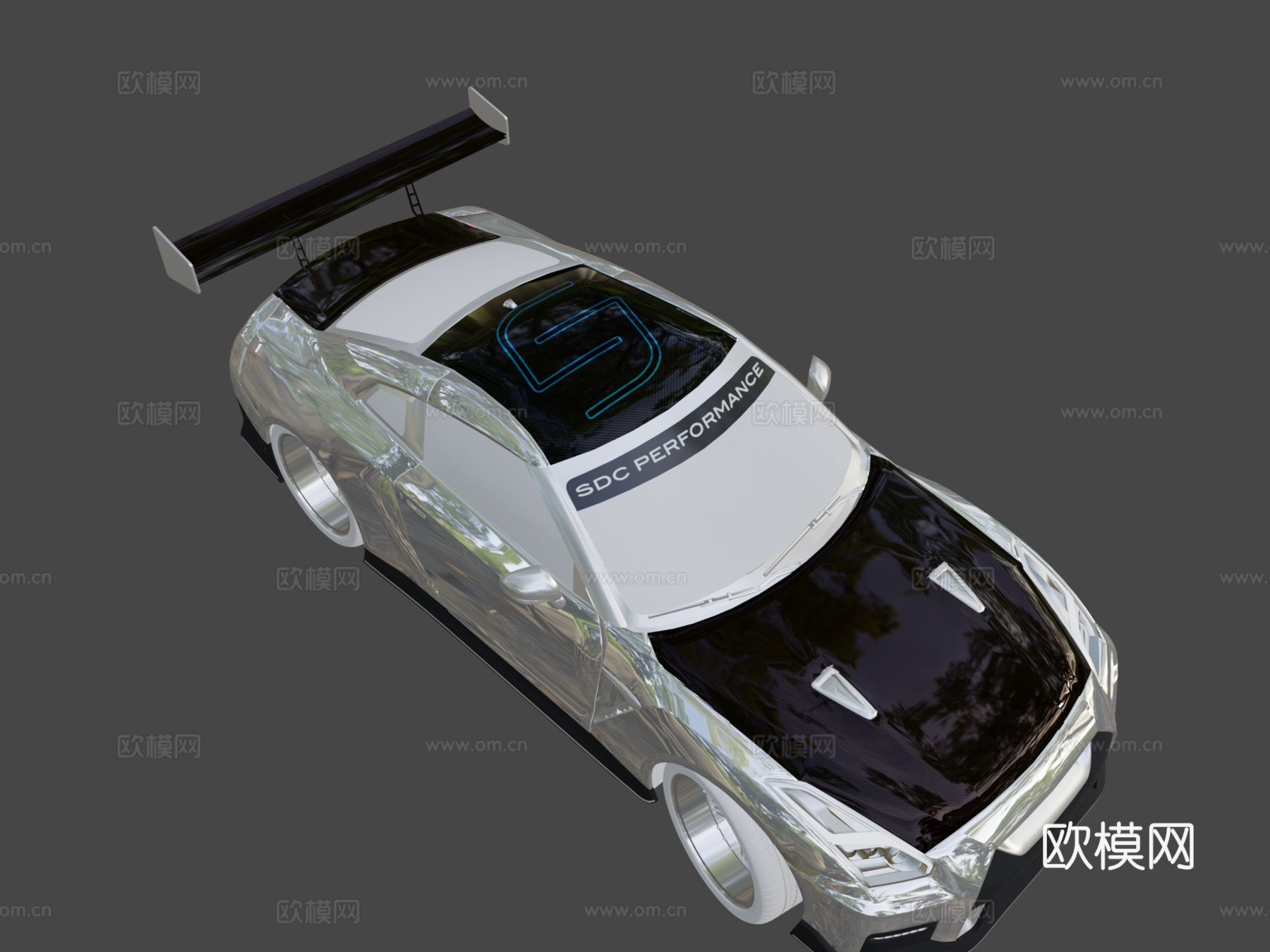 调校日产GT-R SDC3d模型下载（渲染图1）