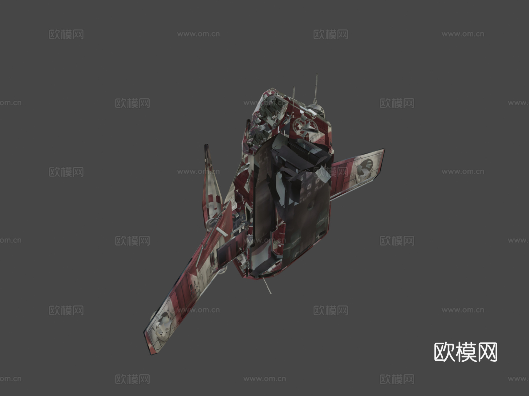 科洛桑军团LAAT3d模型下载（渲染图8）