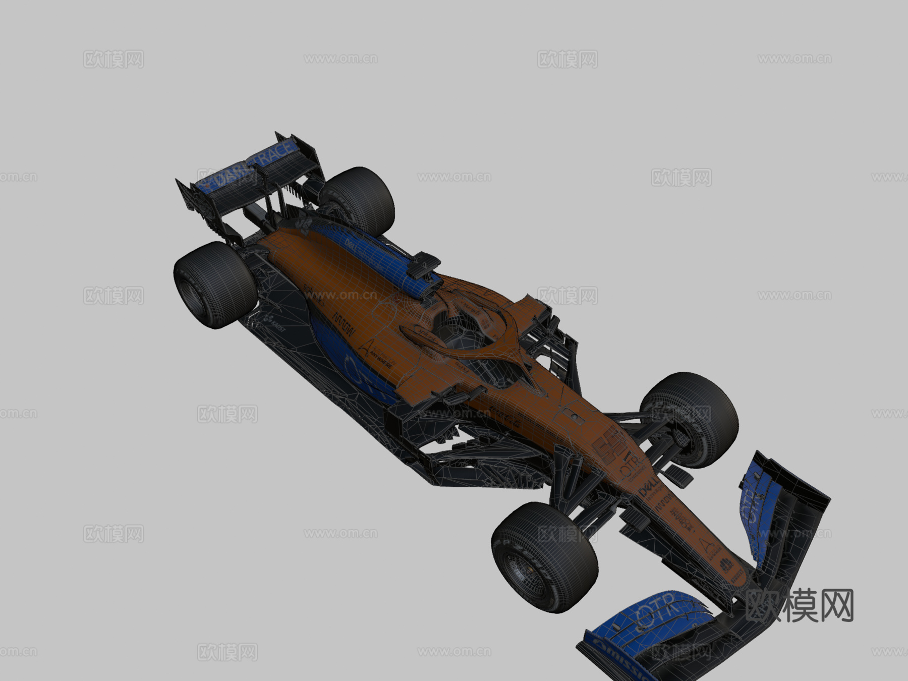 F1 2020迈凯伦MCL353d模型下载（渲染图2）